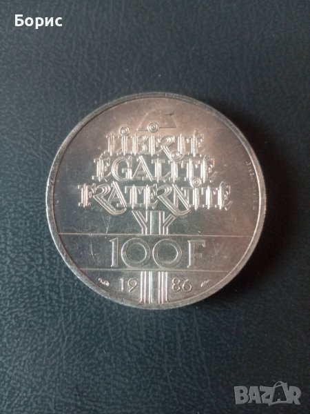 100 франка 1986, снимка 1