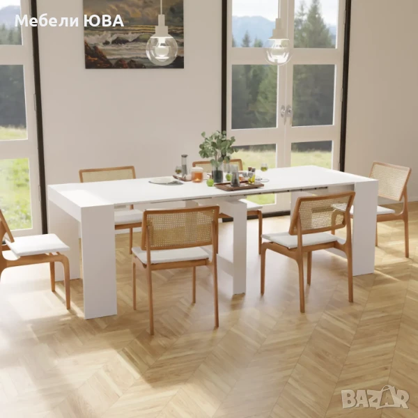 Разтегателна трапезна маса Piton , снимка 1