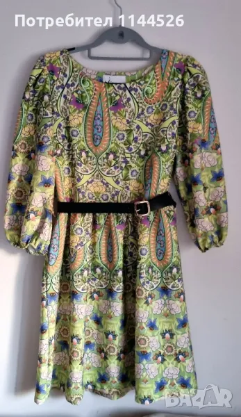 Пролетна миди рокля на Plamenna fashion, one size, снимка 1