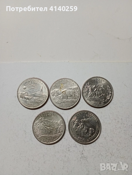 САЩ МОНЕТИ 1/4 куортър Долар 2006 г , снимка 1
