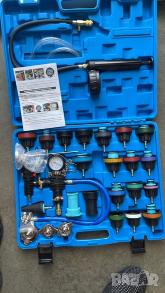 Комплект за диагностика проверка на охладителната система 28 части KRAFTROYAL, снимка 1