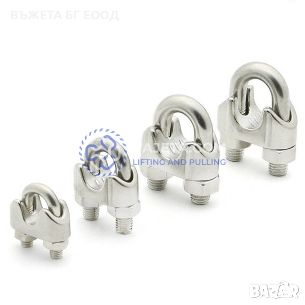 Скоби за въже неръждаеми, снимка 1