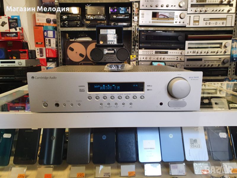 Ресийвър Cambridge Audio Azur 540R Има дистанционно ( не е оригинално). В отлично техническо и визу, снимка 1