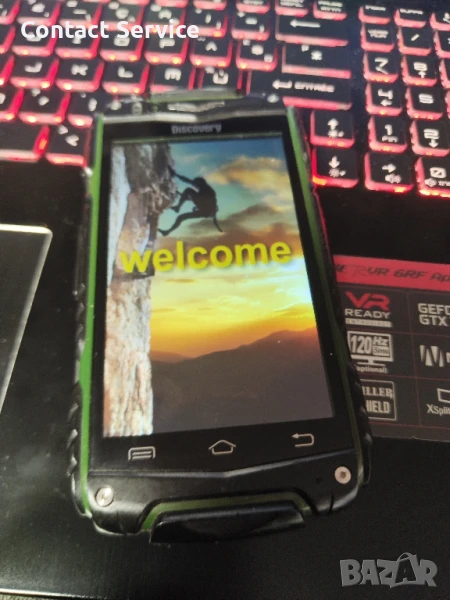 Discovery V8 удароустойчив телефон/телефон за възрастни , снимка 1