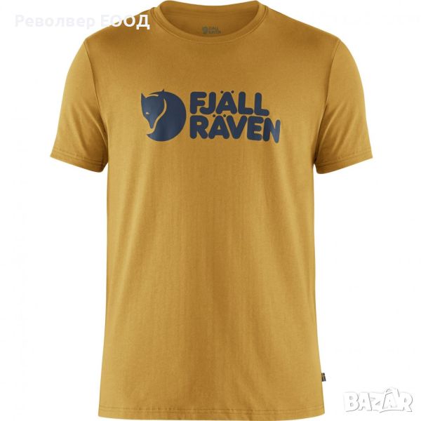 Тениска Fjall Raven - Logo, в цвят Ochre, снимка 1