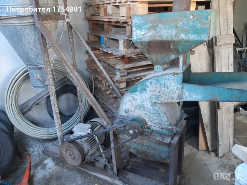 Фуражомелка /ярмомелка/ с циклон - Павликени - трифазна, снимка 1