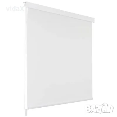 vidaXL Ролетна щора за баня, 100x240 см, бяла(SKU:142842), снимка 1