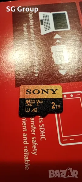 SONY TF Mmc micro memory cards 2TB/512GB/256GB/128GB/64GB, снимка 1