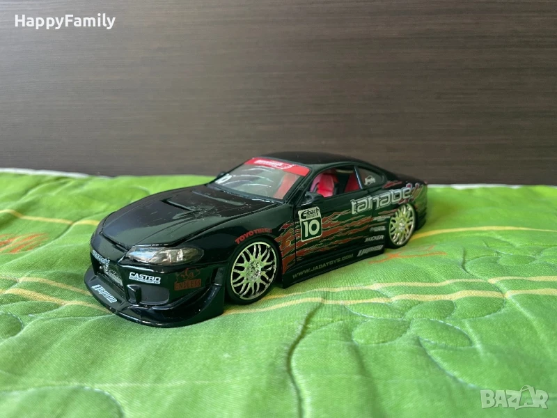 Мащабен модел Nissan Silvia S15 1:24 Jada Toys Бързи и Яростни, снимка 1