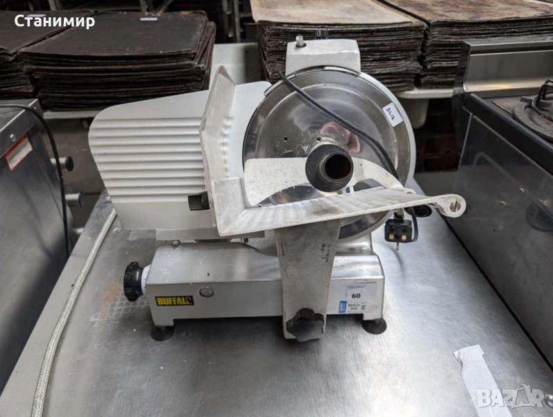 Професионална колбасорезачка Buffalo 30см Нож , снимка 1