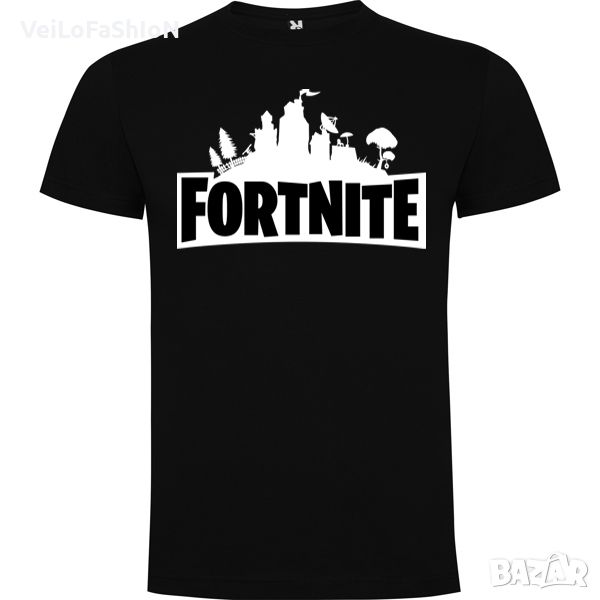 Нова детска тениска Fortnite в черен цвят, снимка 1
