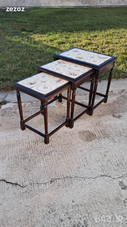 Масички с плочки-3бр, снимка 1