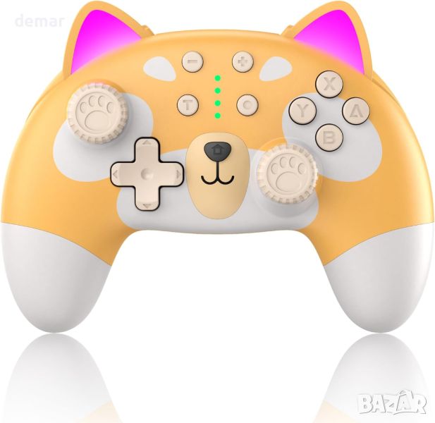 STOGA Cute Puppy Switch Controller - Безжичен Gaming Pro контролер за PC, Switch OLED и Switch Lite, снимка 1