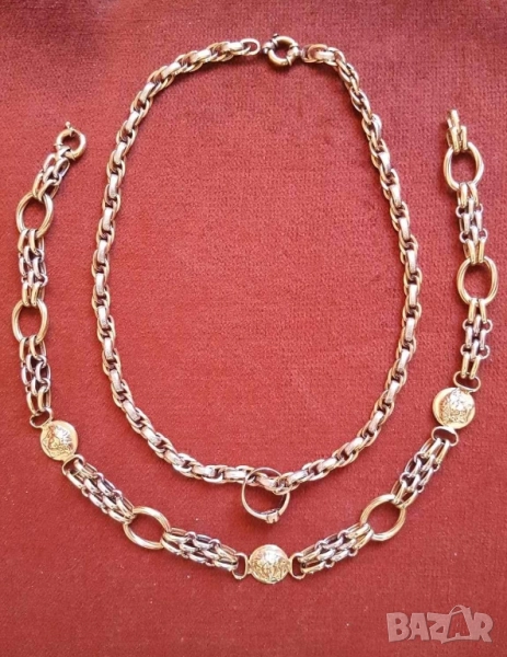 Златен синджир ланец колие, снимка 1