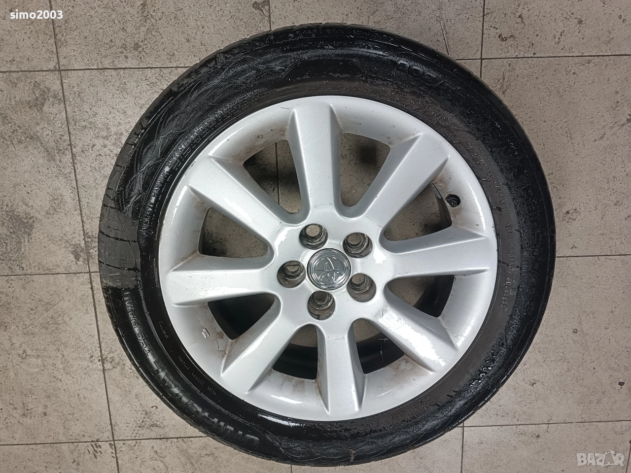 2бр. Лети джанти за Тойота, снимка 1