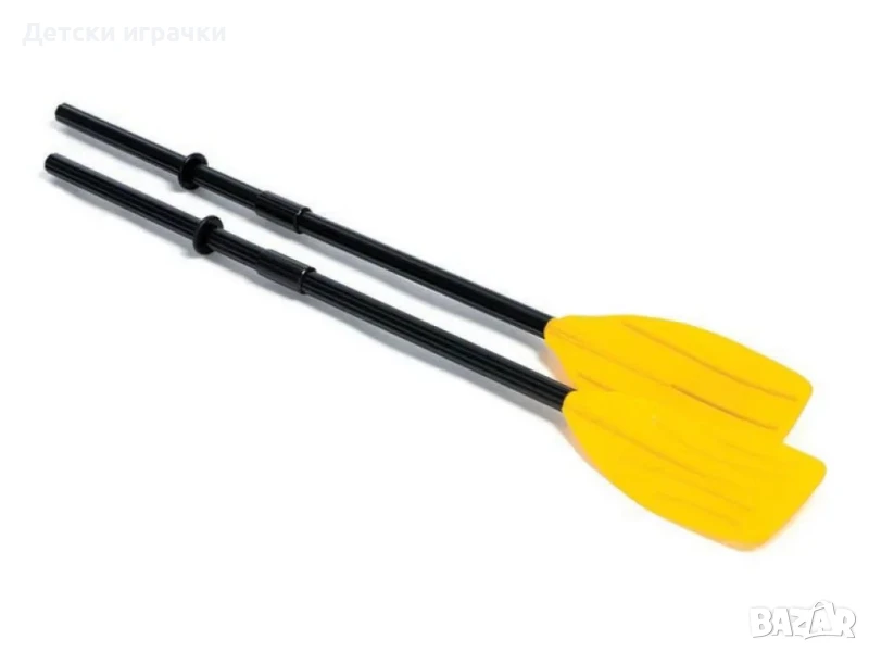 Гребла за лодка Intex, 122 см, PVC, жълто и черно, 3 части, снимка 1