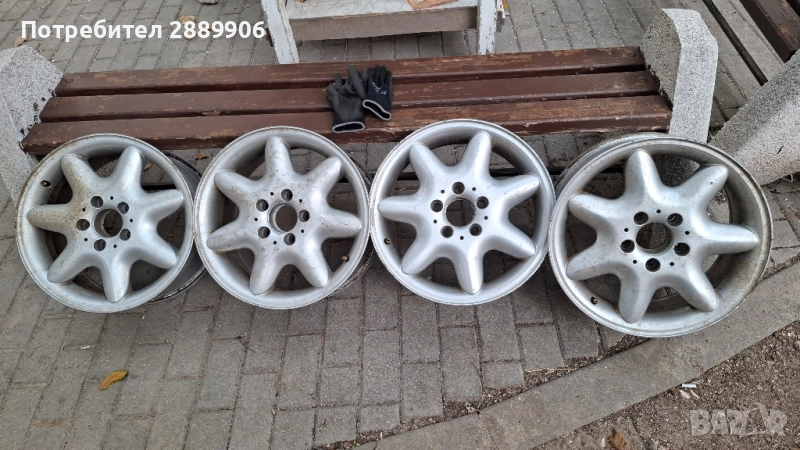 Продавам зджанти за Мерцедес 16 цола без капачки. , снимка 1