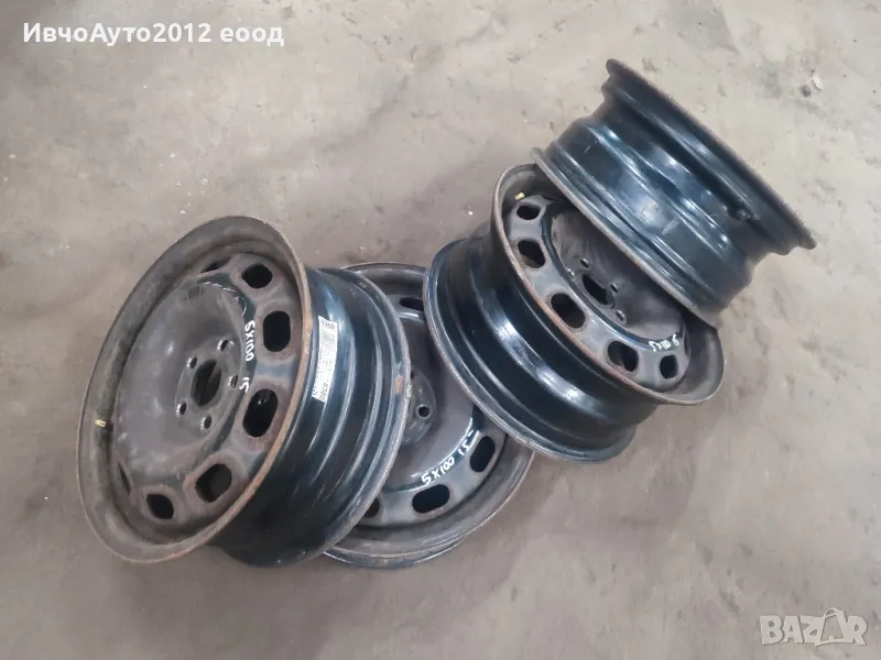 Джанти метални 15 Audi vw skoda seat 5x100, снимка 1