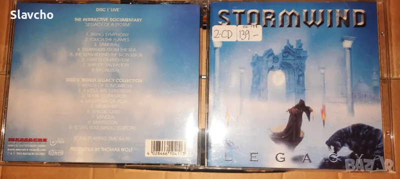 Компакт дискове на група - Stormwind (2) – Legacy Live 2004г., снимка 1