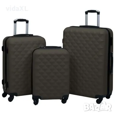 vidaXL Комплект твърди куфари с колелца, (SKU:92417, снимка 1