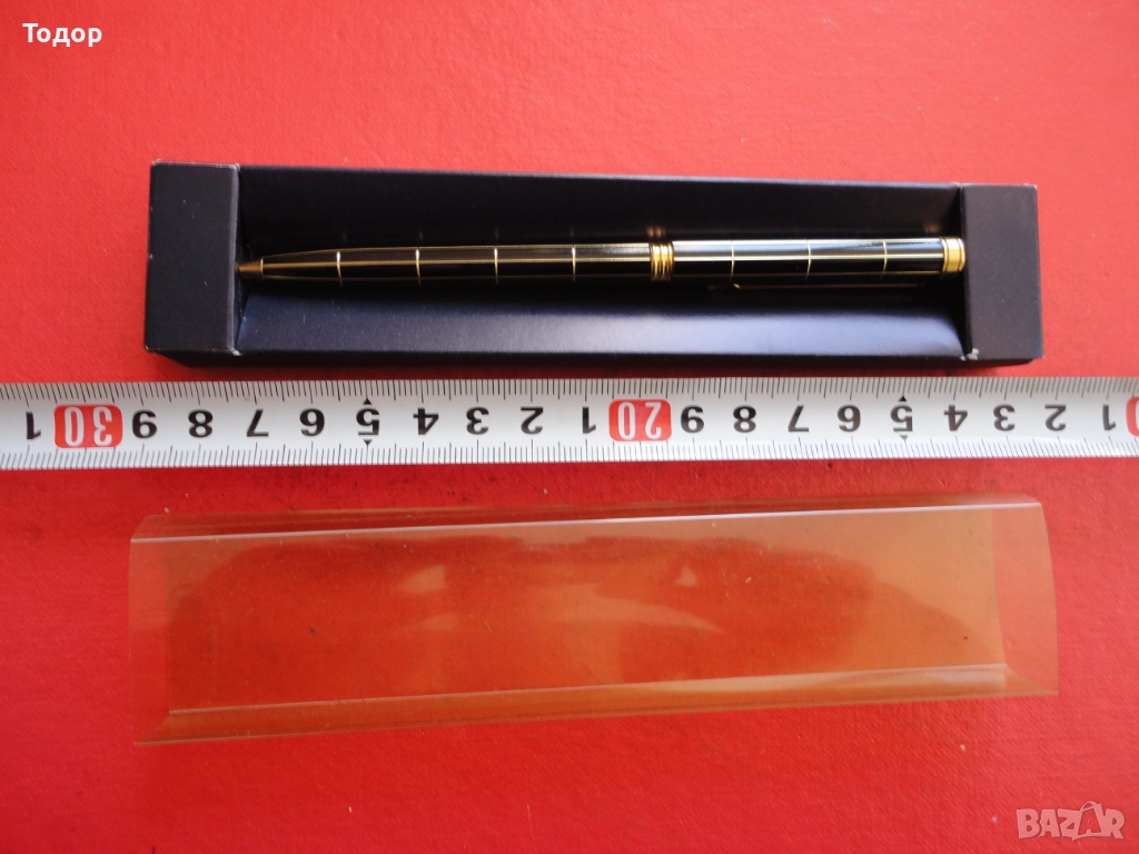 Луксозен позлатен немски химикал химикалка 6, снимка 1