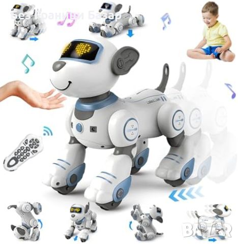 Ново Програмируемо RC робот куче с музика и танци идеален подарък за деца