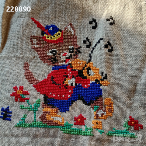 Гоблени ръчно ушити , снимка 4 - Гоблени - 46761075