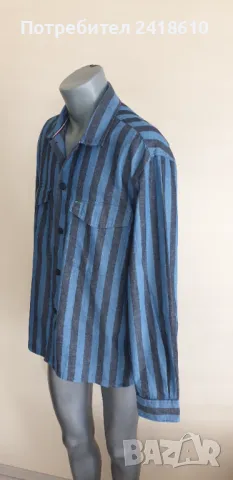Tommy Hilfiger Cotton / Linen Regular Fit Mens Size L НОВО!  Лен ОРИГИНАЛ! Мъжка Ленена Риза!, снимка 8 - Ризи - 49859384