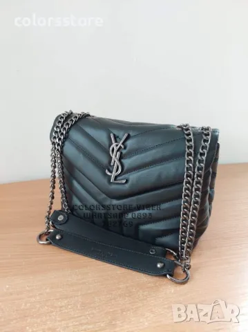 Черна чанта YSL-SG46U, снимка 2 - Чанти - 47405340