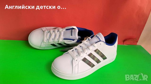 Английски детски оригинални кецки-ADIDAS, снимка 6 - Детски маратонки - 45142344