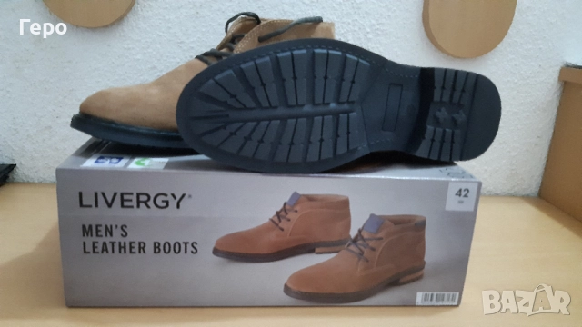 Мъжки боти естествена кожа, снимка 3 - Мъжки боти - 51769760