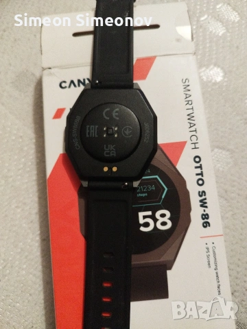 smartwatch canyon otto sw-86,mnogo zapazen s zarqdno, снимка 3 - Смарт гривни - 53100435