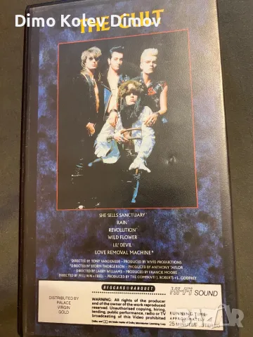 The Cult VHS Видео Касета. Оригинал!, снимка 2 - Други музикални жанрове - 48515531