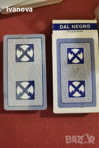 Италиански карти пластик, Dal Negro, снимка 3 - Карти за игра - 54089861