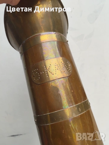 АНТИКВАРНА медна/ месингова кофа за въглища, 19 ВЕК Нидерландия, снимка 6 - Антикварни и старинни предмети - 54188713