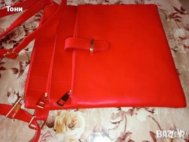 Нова Кожена Дамска Чанта 