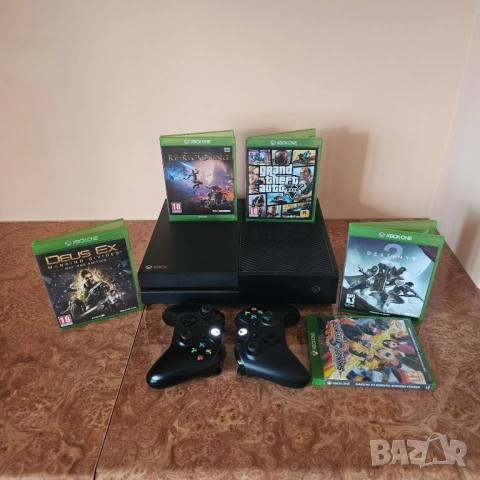 Нов XBOX ONE 1TB + 2 джойстика + 5 топ игри, PS5 PS4 PlayStation 4 5