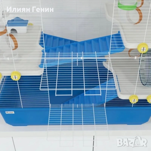 Клетка за хамстери PawHut с 4 нива, , снимка 7 - За гризачи - 52070551