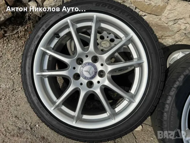 5х112 17 Джанти Mercedes W204 W205 Vito GLB A B C V Class EQV GLA Мерцедес 5x112 Оригинални , снимка 2 - Гуми и джанти - 48145878