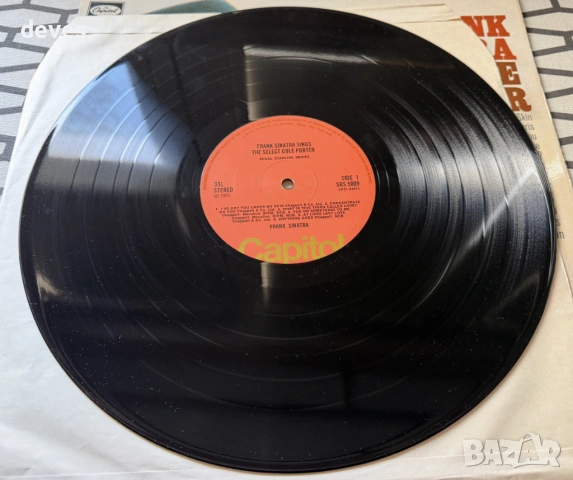 Frank Sinatra Sings The Select Cole Porter, UK, SRS 5009, VG+/VG, снимка 4 - Грамофонни плочи - 53481013
