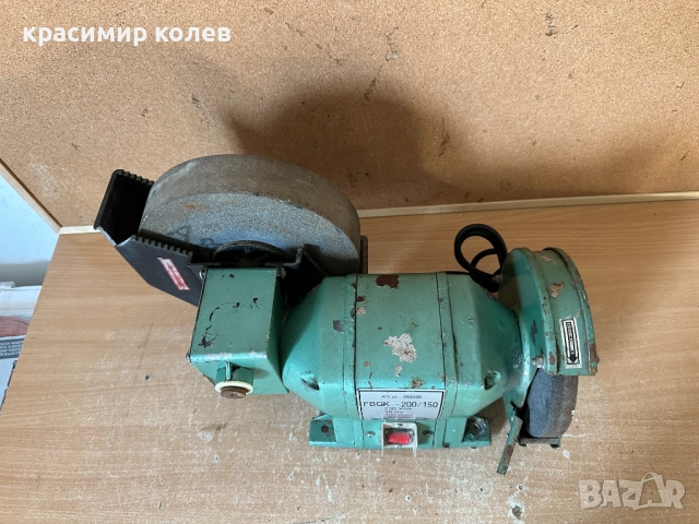 комбиниран шмиргел с редуктор "FERM", снимка 3 - Други инструменти - 52809165