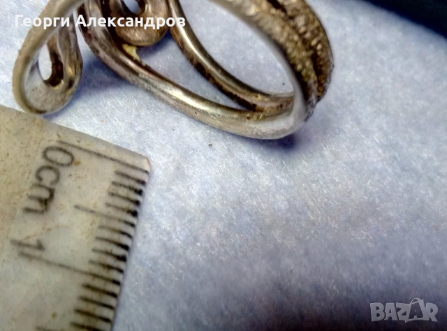 Шармантен СРЕБЪРЕН ПРЪСТЕН Арт Дизайн СРЕБРО 925, снимка 6 - Пръстени - 53979151