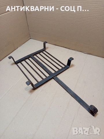 Соц Стара Ръчно Изработена Скара За Печене На Месо. НОМЕР 1707., снимка 3 - Антикварни и старинни предмети - 53818488