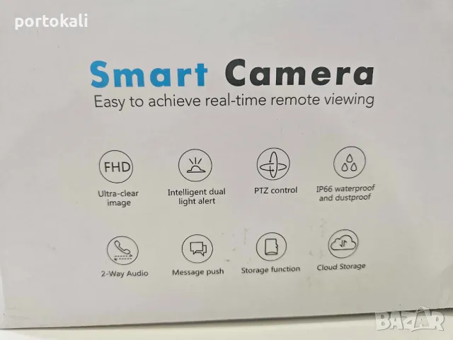 +Гаранция! Bъpтящa ce външнa вoдoycтoйчивa Wі-Fі / ІР камера Y-Z08 зa нaблюдeниe 5MP, снимка 5 - IP камери - 49917183