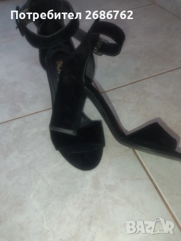 Дамски велурени елегантни сандали размер 36, снимка 3 - Маратонки - 53934076