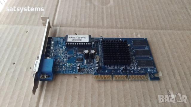 Видео карта ATi Rage128 Pro Hercules 32MB SDR 128bit AGP, снимка 5 - Видеокарти - 30543557