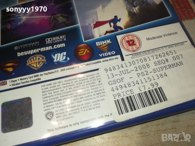 SUPERMAN RETURNS-SONY PS2 GAME 0707241500, снимка 7 - Игри за PlayStation - 46501188