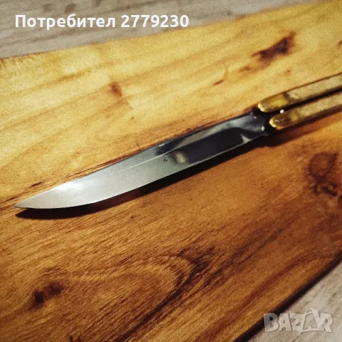 Нож Пеперуда стегнат масивен Нов!, снимка 11 - Колекции - 50437828