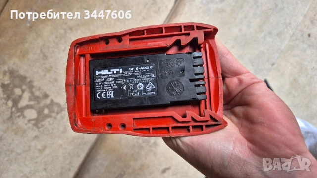 Винтоверт Hilti SF 6 - A22, снимка 4 - Други инструменти - 54055572