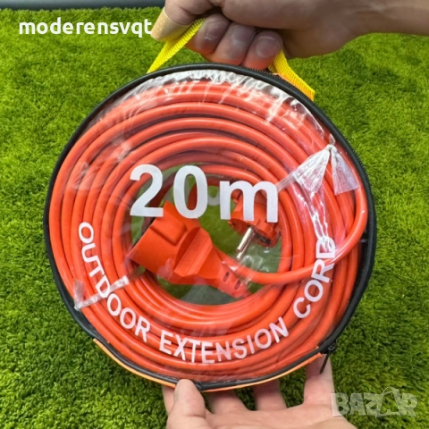 Удължител кабел, щепсел, контакт, разклонител 10, 30 и 50 метра, снимка 6 - Други инструменти - 51442927